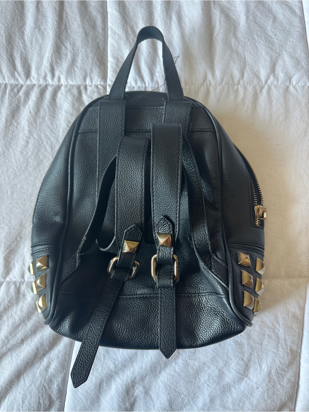 HARLEY Vintage Genuine Leather Studded Mini Backpack - Picture 5 of 7